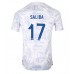 Frankrijk William Saliba #17 Voetbalkleding Uitshirt WK 2022 Korte Mouwen